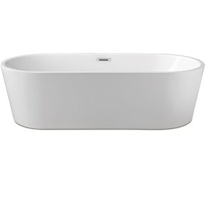 Изображение товара Ванна акриловая Aquatek Афина 170 x 78 см, цвет белый глянцевый, AQ-44778