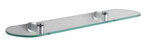 Изображение товара Стеклянная полка Azario Forny AZ-88303 52 см хром настенная