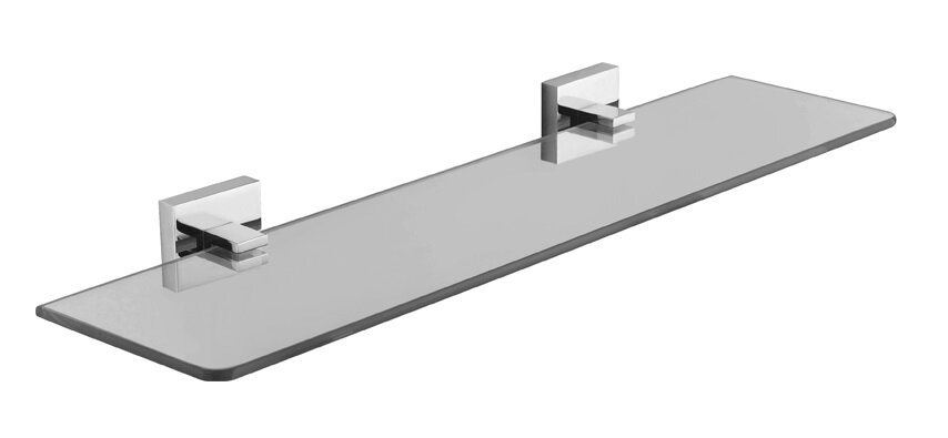 Изображение товара Полка Azario Rina AZ-87003 52 см, стеклянная, хром