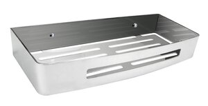 Изображение товара Полка прямоугольная Azario 1 ярус, хром, AZ-170