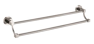 Изображение товара Полотенцедержатель Azario Nessy 58.5 см двойной трубчатый хром настенный