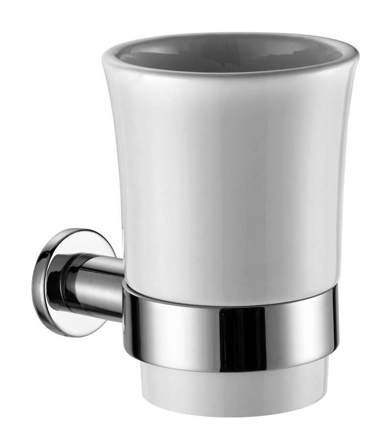Изображение товара Стакан для зубных щеток Azario Forny AZ-88306 хром настенная установка