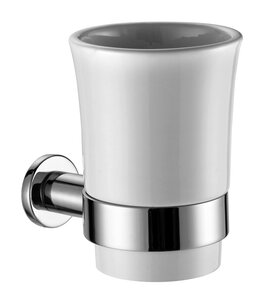 Изображение товара Стакан для зубных щеток Azario Forny AZ-88306 хром настенная установка