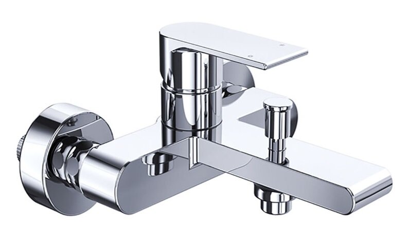 Изображение товара Смеситель Azario Delano AZ-15840511 для ванны короткий излив хром