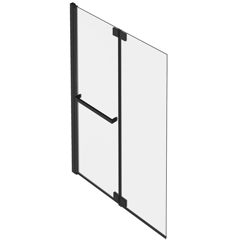 Изображение товара Душевая шторка Jacob Delafon Adequation 100 см, стекло 6 мм, черный профиль