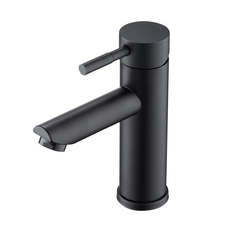 Изображение товара Современный черный матовый однозахватный смеситель Orange Steel M99-021b для раковины