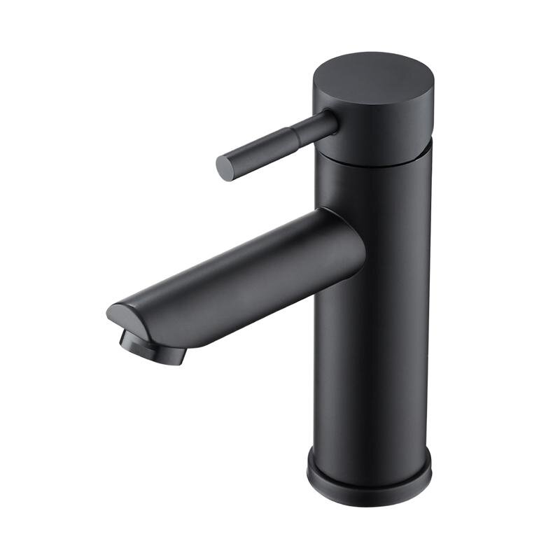 Изображение товара Современный черный матовый однозахватный смеситель Orange Steel M99-021b для раковины