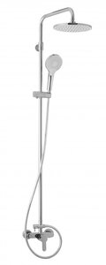 Изображение товара Душевая система Azario Tevis AZ-15780161 для душа, верхний душ, хром