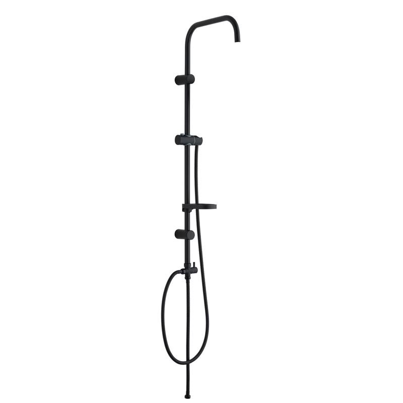 Изображение товара Душевая штанга OneLife с мыльницей черный модель OL-BAR1b Германия