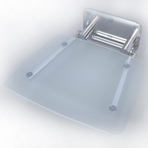 Изображение товара Складное сиденье Black&White SN-0883 C, для крепления на стену, цвет хром, 883000