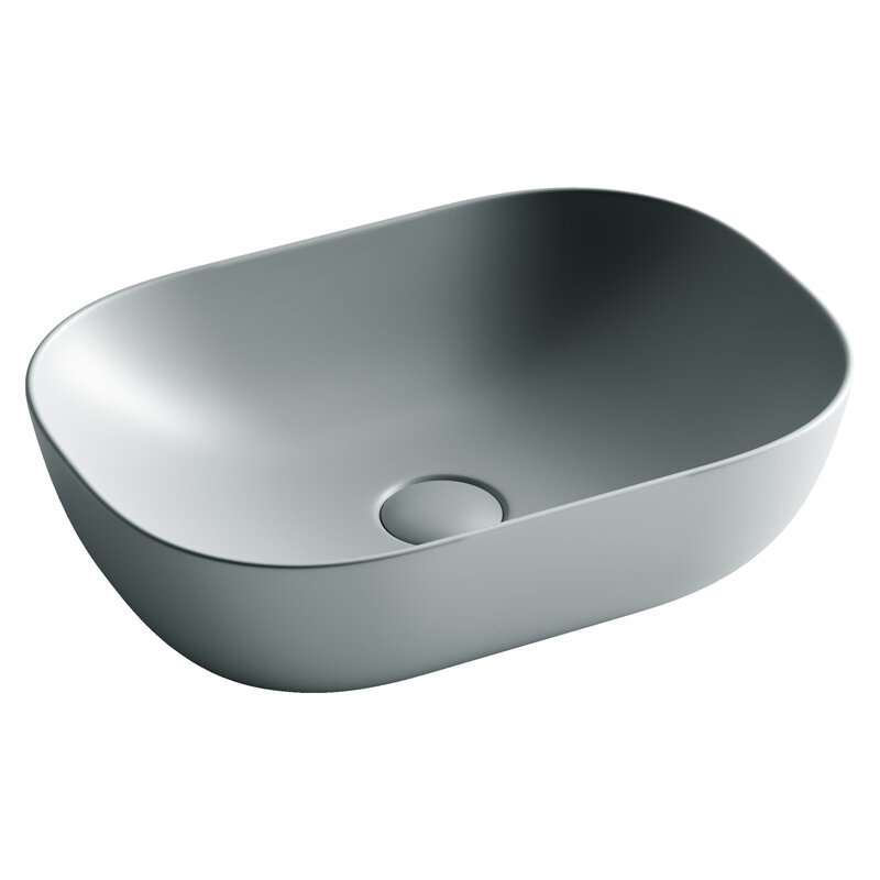Изображение товара Раковина Ceramicanova Element накладная, 45.5 х 32.5 см, антрацит матовый, CN6009MH, сантехфарфор