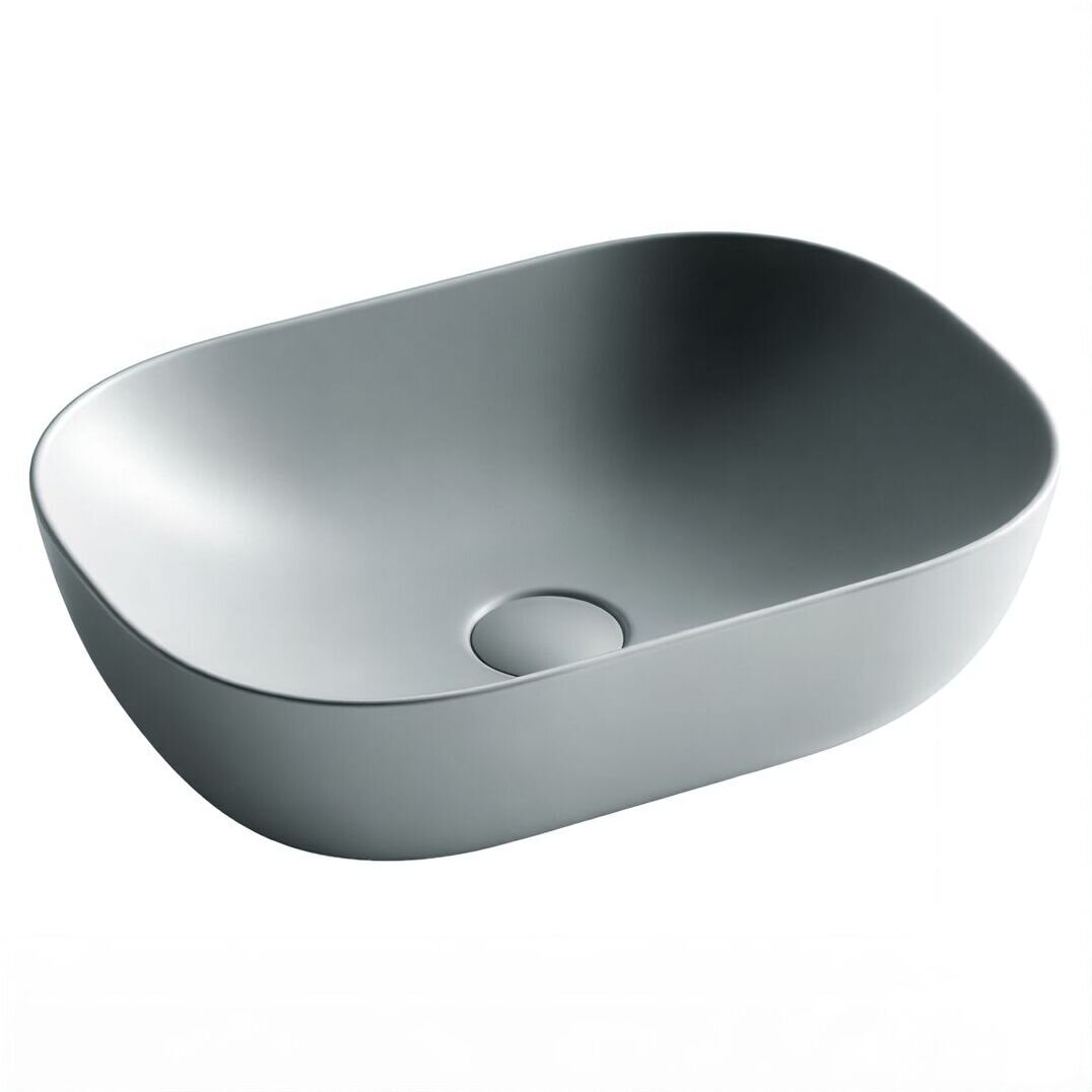 Изображение товара Раковина Ceramicanova Element накладная, 45.5 х 32.5 см, антрацит матовый, CN6009MH, сантехфарфор Изображение товара Раковина Ceramicanova Element накладная, 45.5 х 32.5 см, антрацит матовый, CN6009MH, сантехфарфор