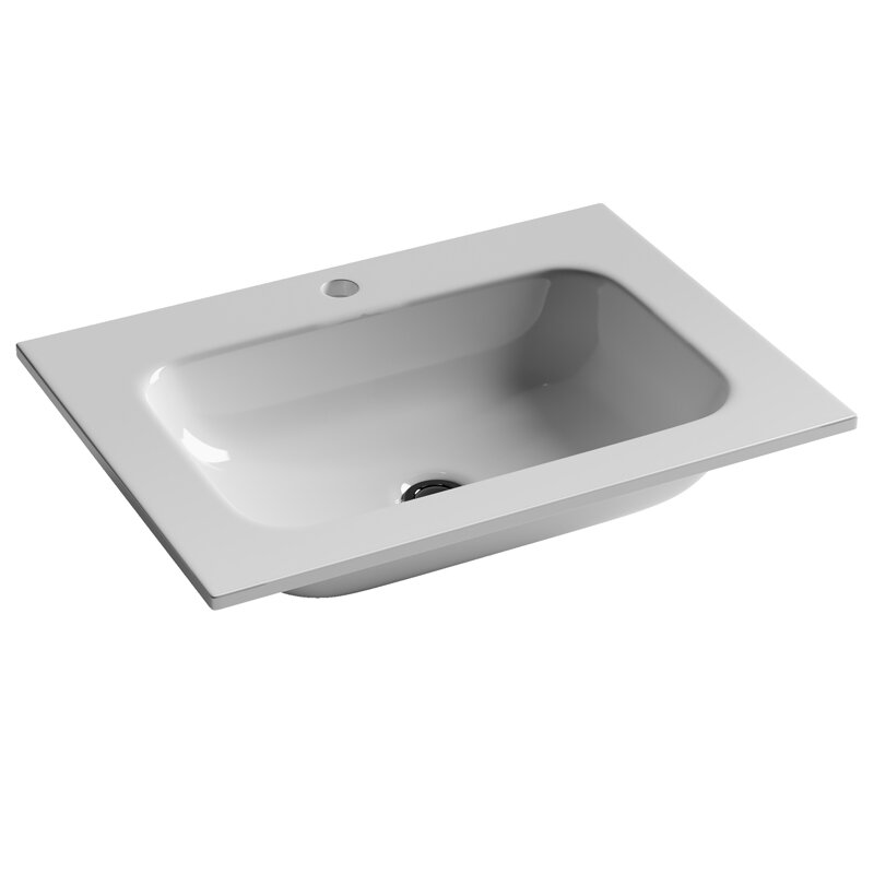 Изображение товара Раковина Ceramicanova Grace CN7011 встраиваемая, 61 х 45.7 см, белый, сантехфарфор