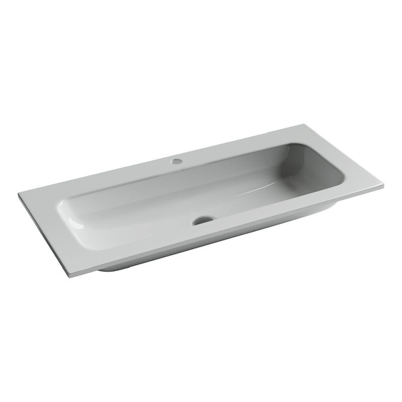 Изображение товара Раковина Ceramicanova Grace CN7013 встраиваемая, 101 х 45.7 см, белый, сантехфарфор Изображение товара Раковина Ceramicanova Grace CN7013 встраиваемая, 101 х 45.7 см, белый, сантехфарфор