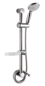 Изображение товара Душевой гарнитур Azario Esta, штанга, мыльница, хром, AZ-15752010, 1 режим струи