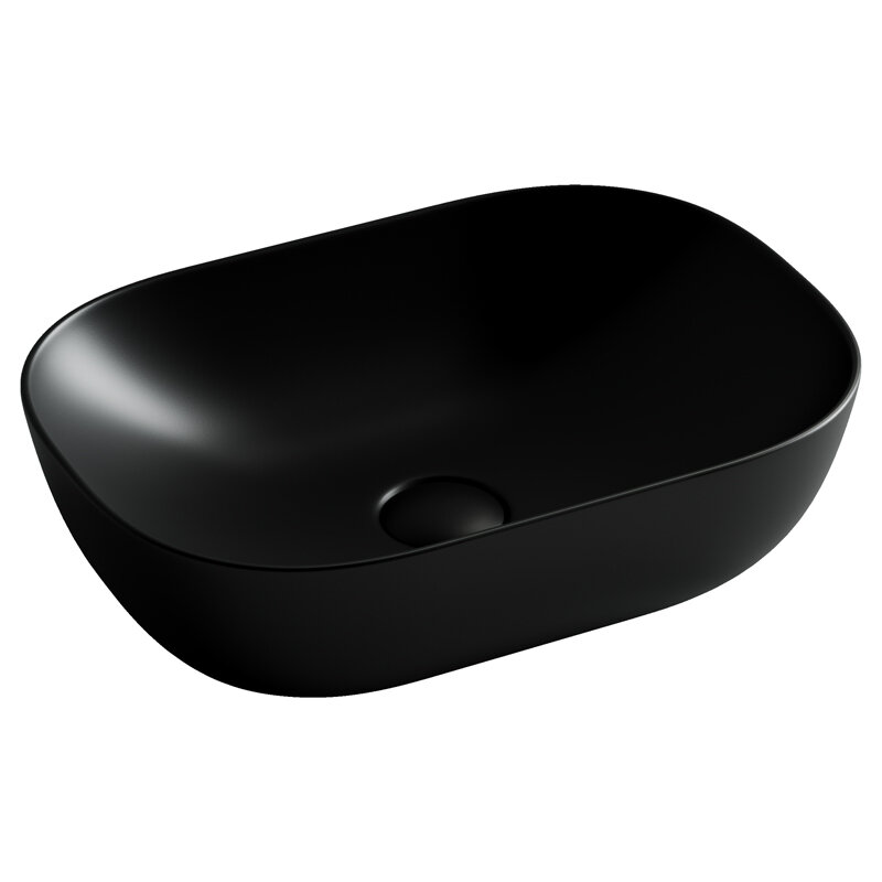 Изображение товара Раковина накладная Ceramica Nova Element 45.5x32.5 см черный матовый CN6009MB