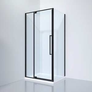 Изображение товара Душевой уголок Black&White Stellar Wind S812 BC 100x100 см стекла прозрачные профиль черный матовый