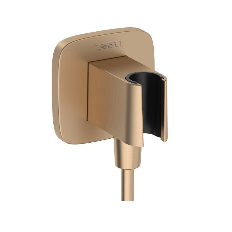 Изображение товара Шланговое подключение Hansgrohe Fixfit Q 26887140 с держателем, бронза Изображение товара Шланговое подключение Hansgrohe Fixfit Q 26887140 с держателем, бронза