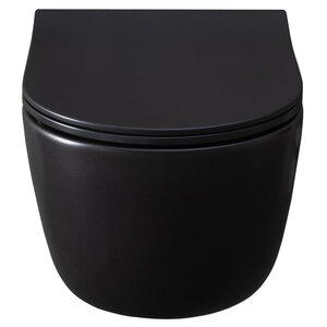 Изображение товара Подвесной унитаз Allen Brau Priority 4.31002.31 2 безободковый черный матовый