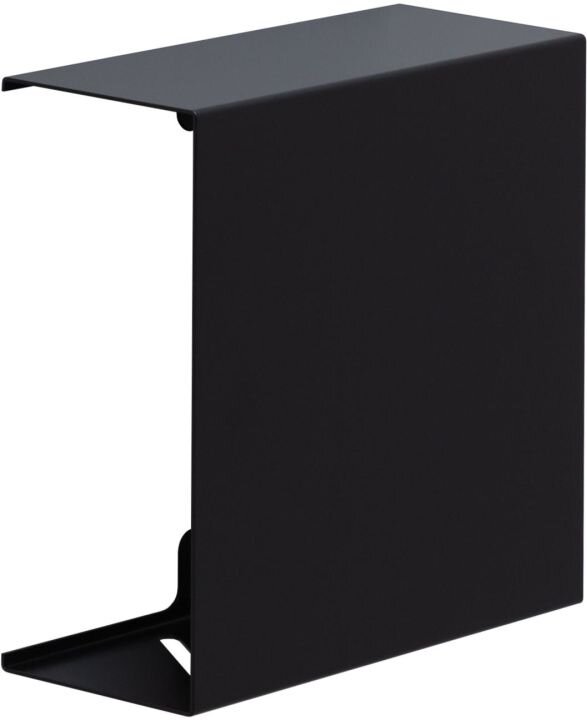 Изображение товара Полка Aquanet Магнум квадратная 22.5 х 22.5 см черный матовый для хранения и декора