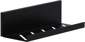 Изображение товара Настенная полка Aquanet Магнум черный матовый 30x8 см для дома и офиса