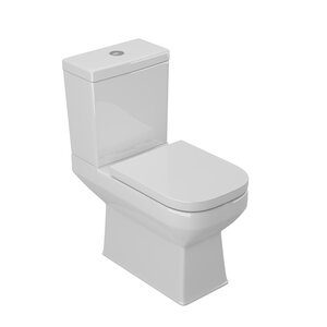Изображение товара Напольный унитаз SmartSant Афалина VT1501W, крышка микролифт, белый