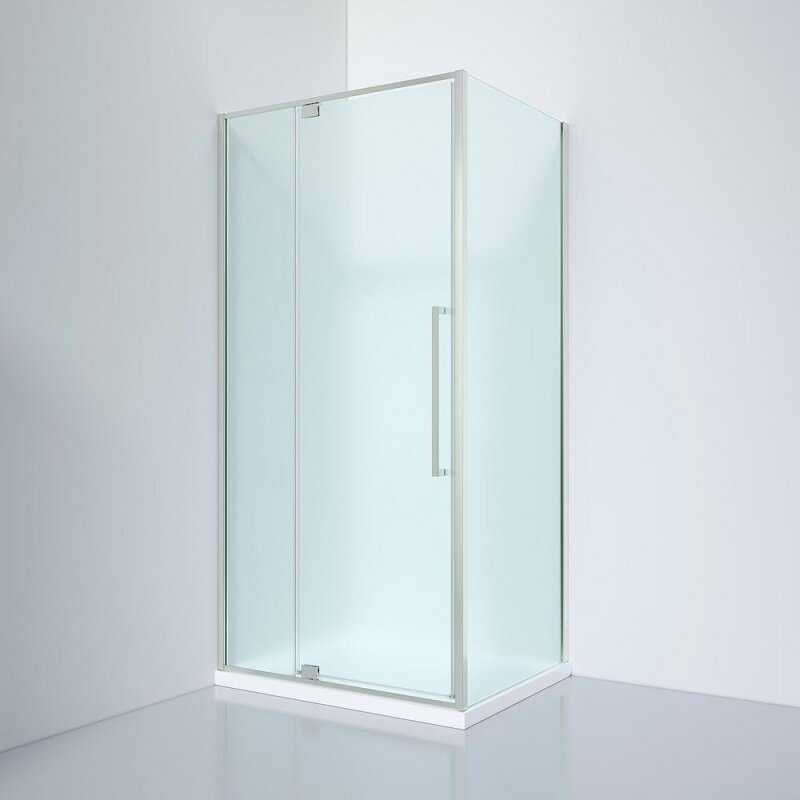 Изображение товара Душевой уголок Black&White Stellar Wind S812 CF, 100 x 100 см, стекла матовые, профиль хром, 8121000CF Изображение товара Душевой уголок Black&White Stellar Wind S812 CF, 100 x 100 см, стекла матовые, профиль хром, 8121000CF