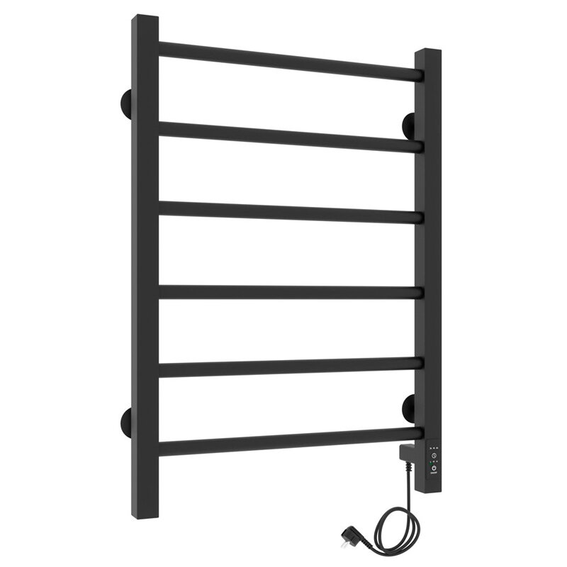 Изображение товара Электрический полотенцесушитель Laris Феличия ЧКЧ6 42.5x60 см черный матовый мощность 115 Вт