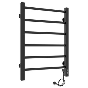 Изображение товара Электрический полотенцесушитель Laris Феличия ЧКЧ6 42.5x60 см черный матовый мощность 115 Вт