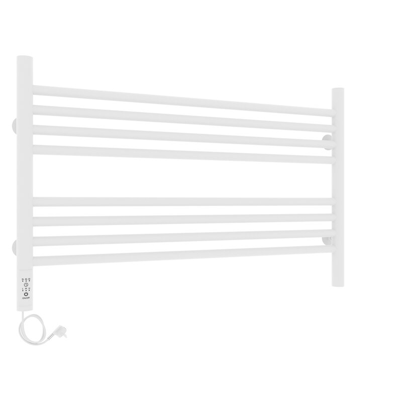 Изображение товара Электрический полотенцесушитель Laris Оливия ЧК8 83 см белый матовый Изображение товара Электрический полотенцесушитель Laris Оливия ЧК8 83 см белый матовый
