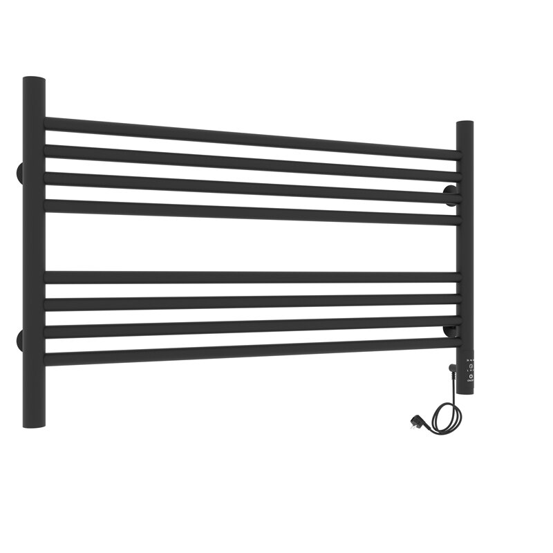 Изображение товара Электрический полотенцесушитель Laris Оливия ЧКЧ8 83 см black matte Изображение товара Электрический полотенцесушитель Laris Оливия ЧКЧ8 83 см black matte