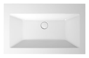 Изображение товара Раковина Bette Loft A230-000 80 см, встраиваемая сверху, без отверстия под смеситель, белый