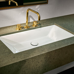 Изображение товара Раковина Bette Loft A231-000 74 см, встраиваемая снизу, без отверстия под смеситель, белый