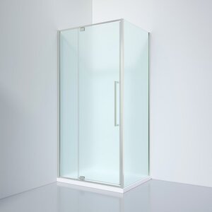 Изображение товара Душевой уголок Black&White Stellar Wind S818 CF, 100x80 см, матовое стекло, хромированный профиль