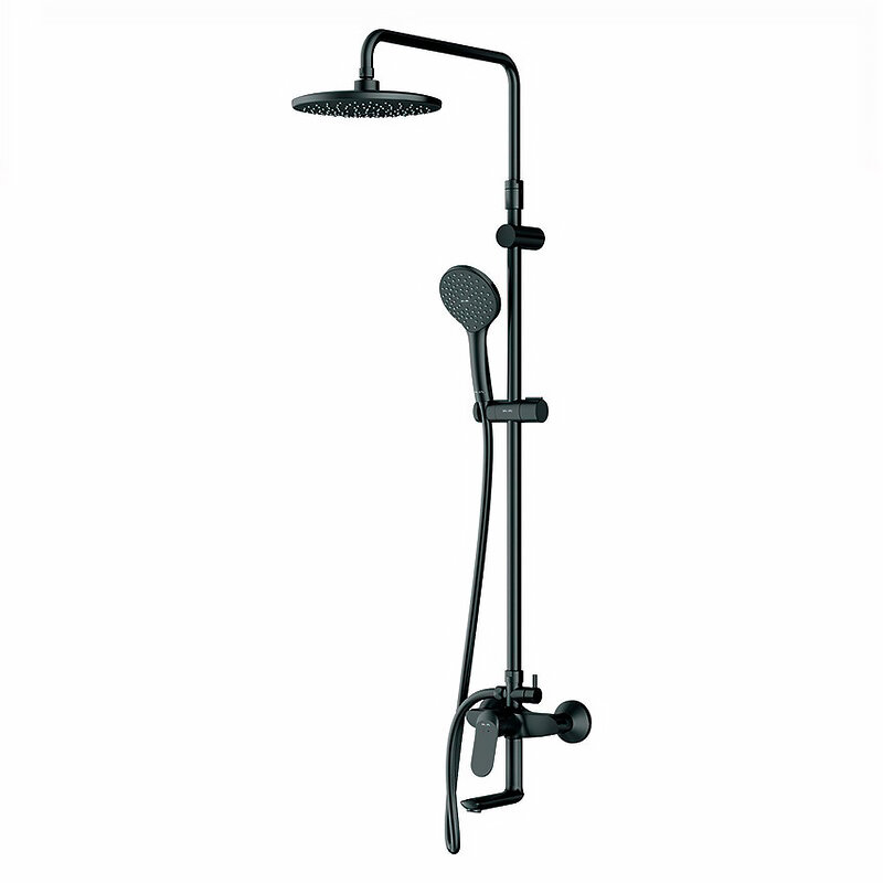 Изображение товара Душевая система Am.Pm Sunny F0785C922 с изливом черный матовый Германия