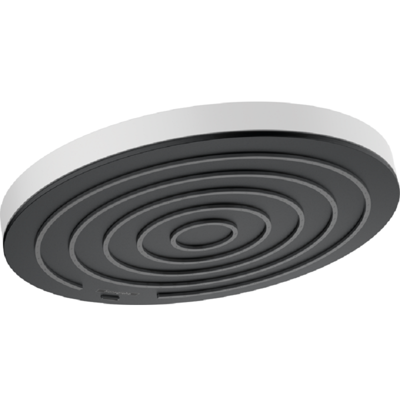 Изображение товара Верхний душ Hansgrohe Pulsify 24141700 S, 26 см, EcoSmart, 1 режим струи, белый матовый, диск графит