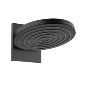 Изображение товара Верхний душ с держателем Hansgrohe Pulsify 24150670 S, 26 см, 1 режим струи, черный матовый, диск графит