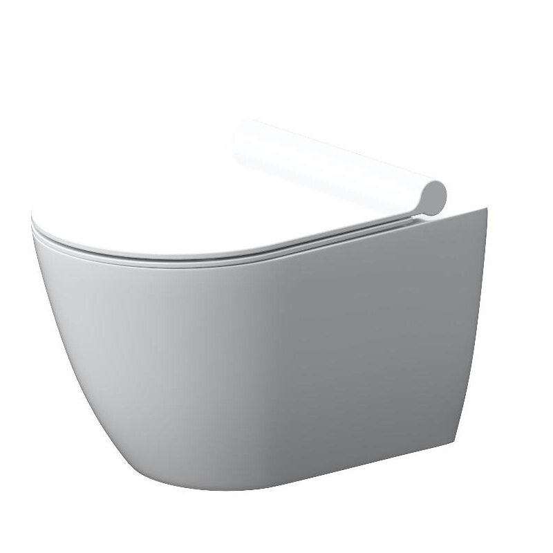 Изображение товара Подвесной унитаз Damixa Apollo безободковый Rimless с микролифтом, белый