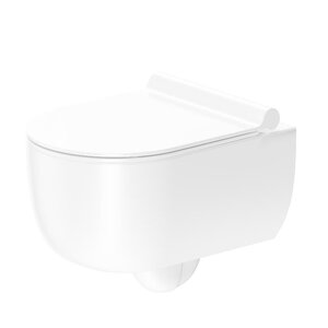 Изображение товара Подвесной унитаз Damixa Scandinavian Pure, безободковый, крышка-сиденье микролифт, белый, DX36C1701SC