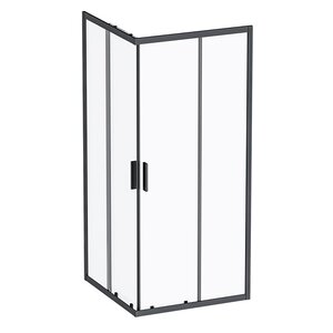 Изображение товара Душевой уголок Gem  S Square, 90 x 90 см, высота 200 см, стекло прозрачное, профиль черный матовый, W93G-403-090BT