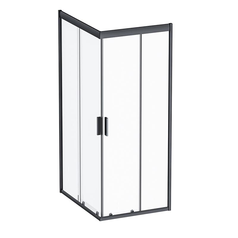 Изображение товара Душевой уголок Am.Pm Gem S Square 100x80 см черный матовый Германия