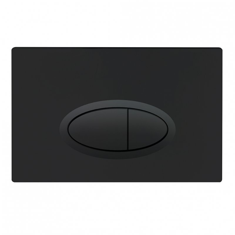 Изображение товара Клавиша смыва BelBagno BB054NERO черный матовый двухрежимный механический с системой Click