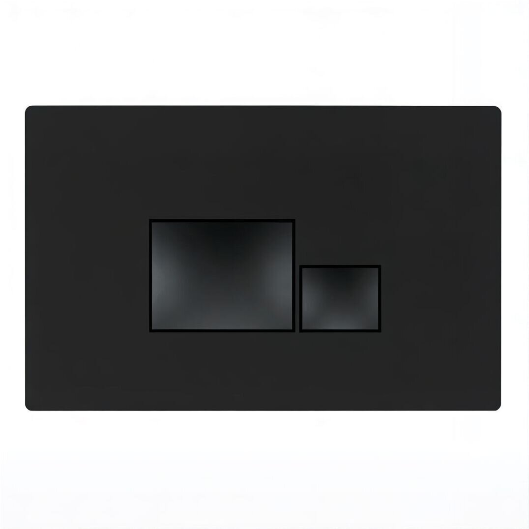 Изображение товара Клавиша смыва BelBagno, цвет черный матовый, BB074NERO Изображение товара Клавиша смыва BelBagno, цвет черный матовый, BB074NERO