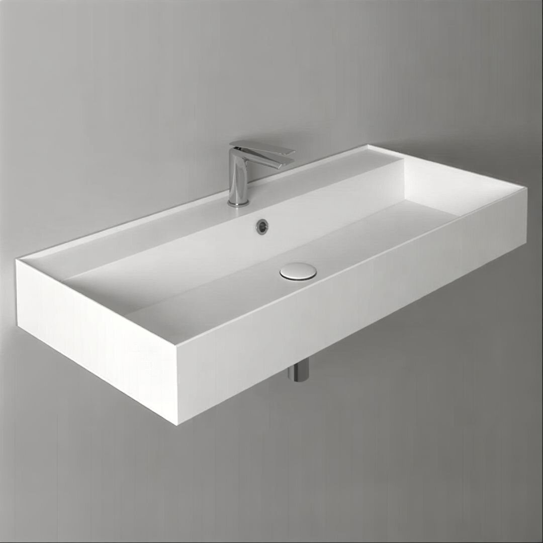 Изображение товара Раковина Simas Agile AG101 bi*1, подвесная, 1 отверстие под смеситель, белая Изображение товара Раковина Simas Agile AG101 bi*1, подвесная, 1 отверстие под смеситель, белая