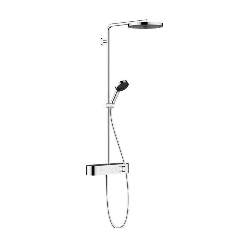 Изображение товара Душевая система Hansgrohe Pulsify 24221000 с термостатом и EcoSmart Изображение товара Душевая система Hansgrohe Pulsify 24221000 с термостатом и EcoSmart