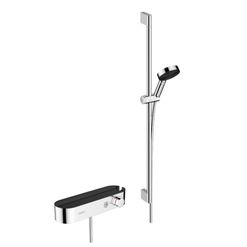 Изображение товара Душевая система Hansgrohe Pulsify Select S термостатическая с ручным душем 105 мм и штангой