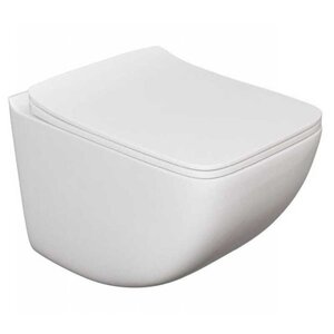 Изображение товара Подвесной безободковый унитаз Caprigo Modern Comfort, крышка микролифт, белый, C-1303 (УК051639)