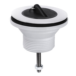 Изображение товара Донный клапан для раковины Styron 5/4 60 мм белый модель STY-542-ML