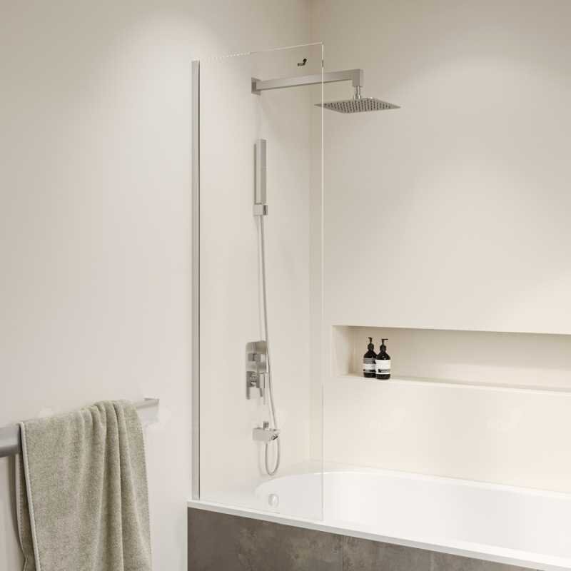 Изображение товара Шторка для ванны RGW SC-056, 30x150 см, стекло прозрачное, хром профиль