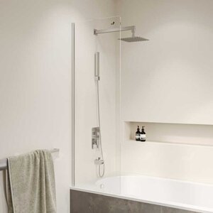 Изображение товара Шторка на ванну RGW SC-056, 30 x 150 см, стекло прозрачное, профиль хром, 351105630-11
